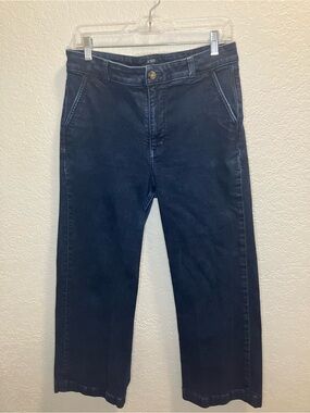 Dark Stretchy High Rise Trouser Jean